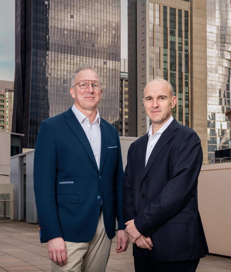 Shaun Kamler and Peter Lalor